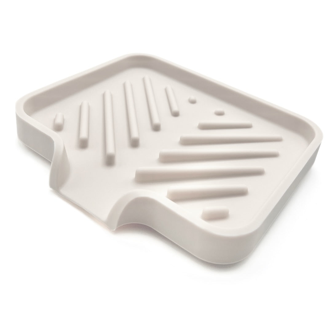 Self Draining Silicone Soap Dish - Diagonal