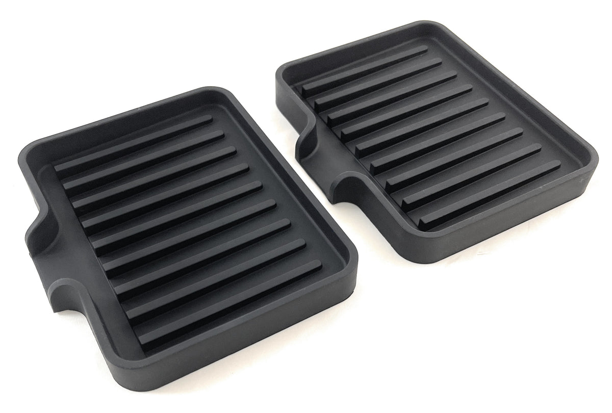 Self-Draining Silicone Soap Dish – 2-Pack