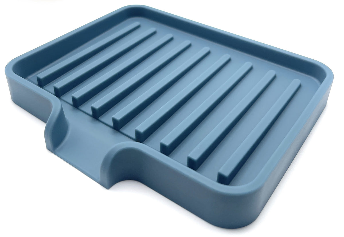 Self-Draining Silicone Soap Dish – 2-Pack