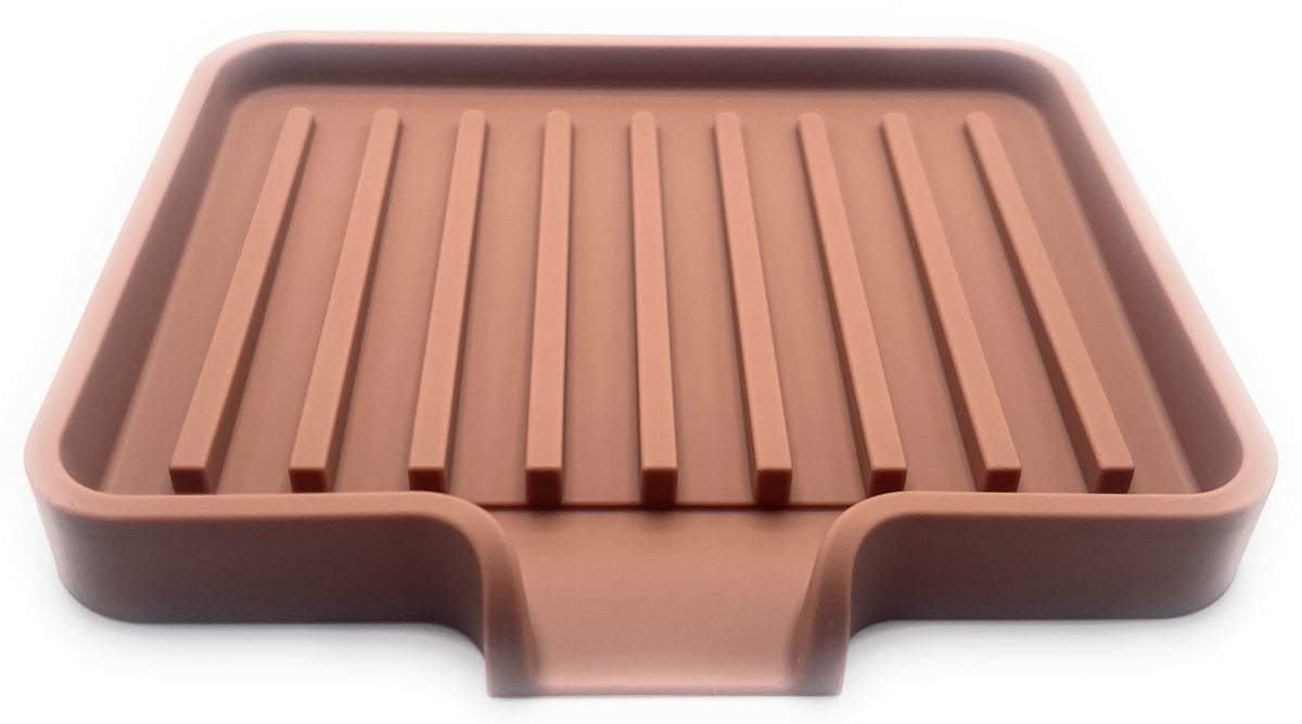 Self-Draining Silicone Soap Dish – 2-Pack