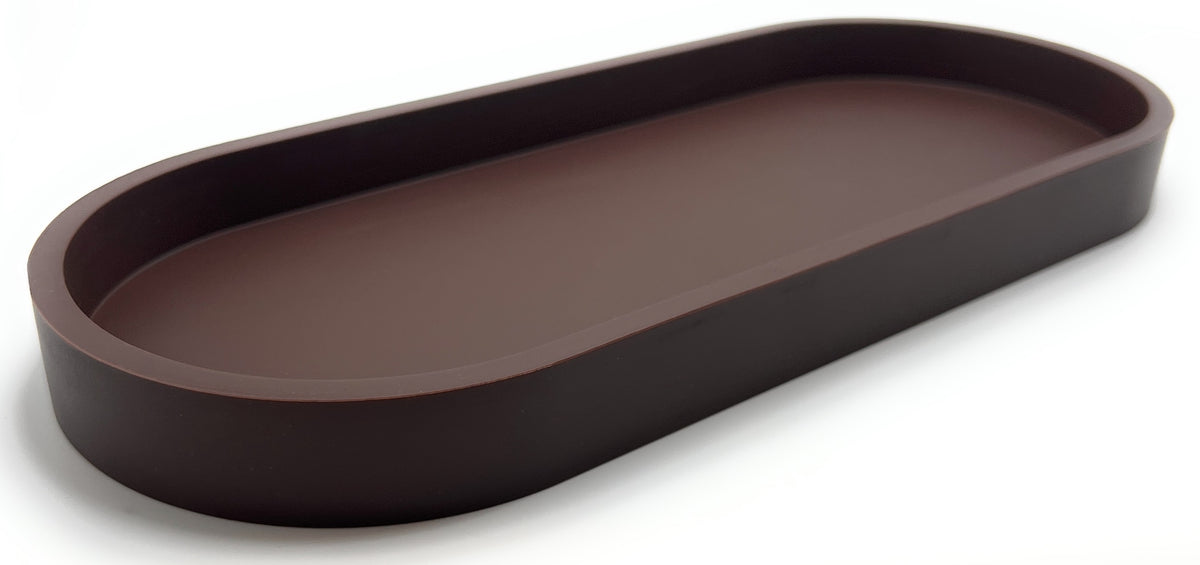 Matte Silicone Vanity Organizer Tray