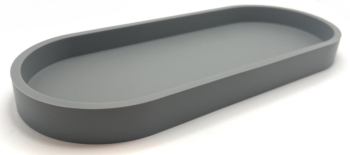Matte Silicone Vanity Organizer Tray