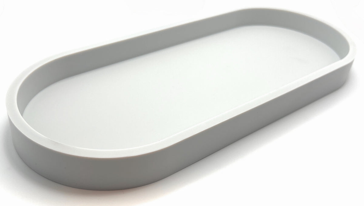 Matte Silicone Vanity Organizer Tray