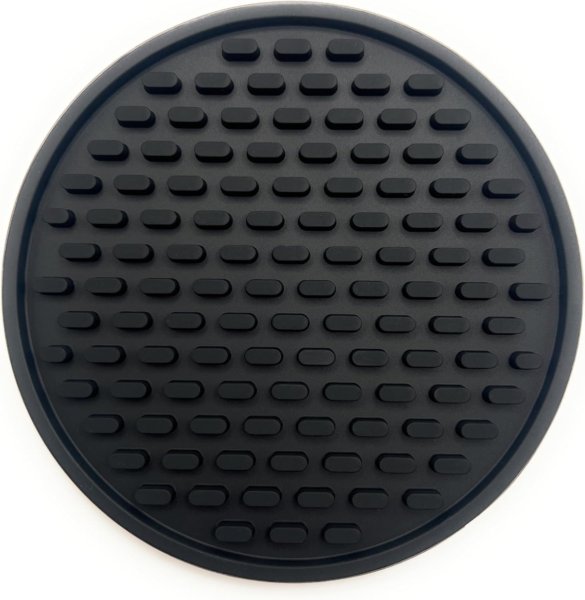 Silicone Coaster Set with Holder, 6 Coasters
