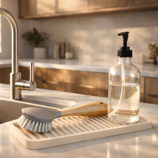 Silicone Sink Organizer Tray – Straight Line Design