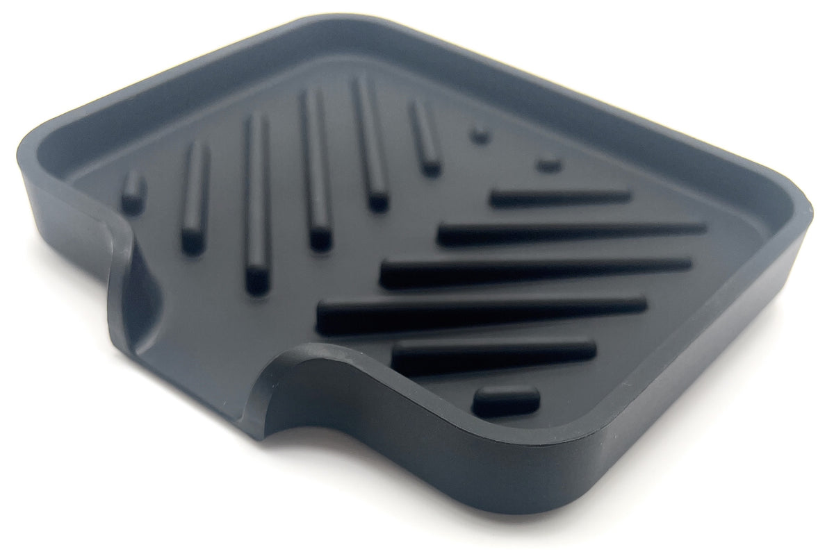 Self Draining Silicone Soap Dish - Diagonal