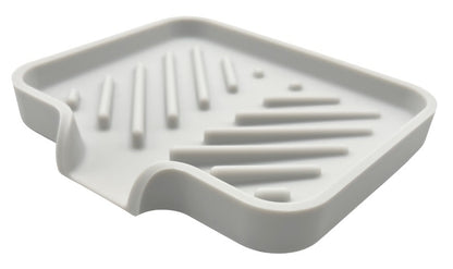 Self Draining Silicone Soap Dish - Diagonal