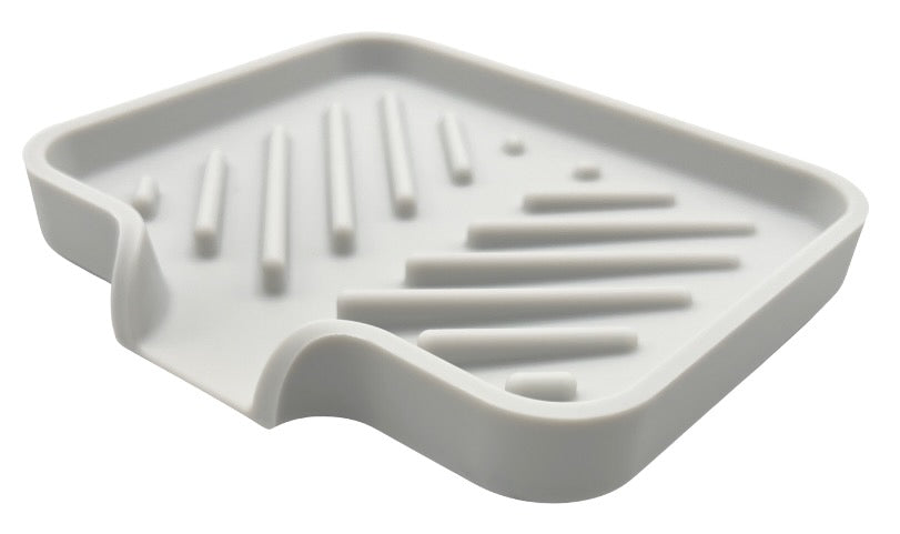 Self Draining Silicone Soap Dish - Diagonal