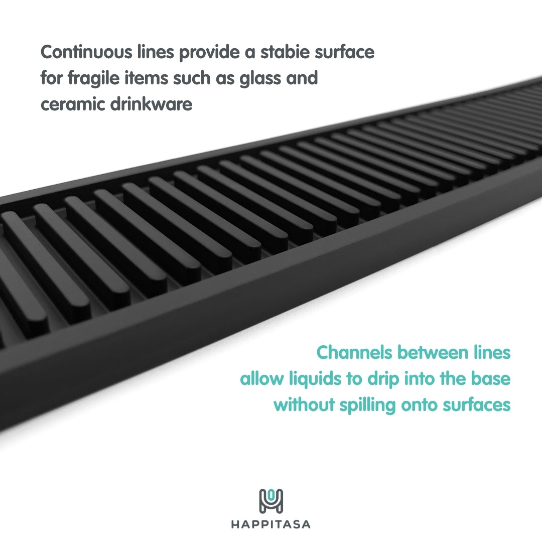 Silicone Bar Rail Mat 17.5" x 3.25"