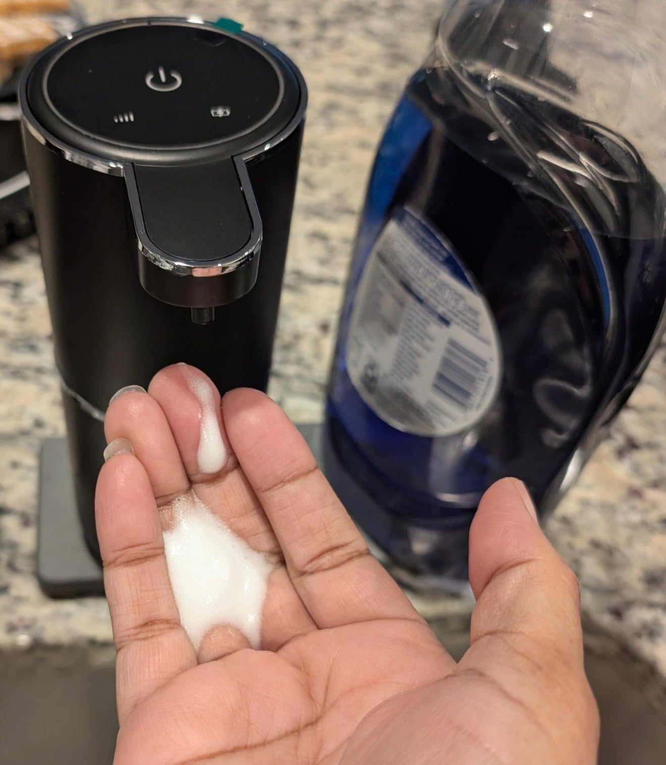 Hands-Free Gel Soap Station