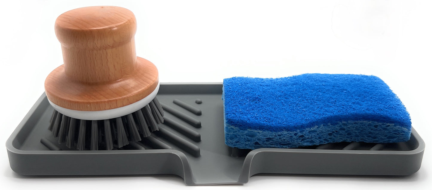 Self-Draining Sink Organizer Tray