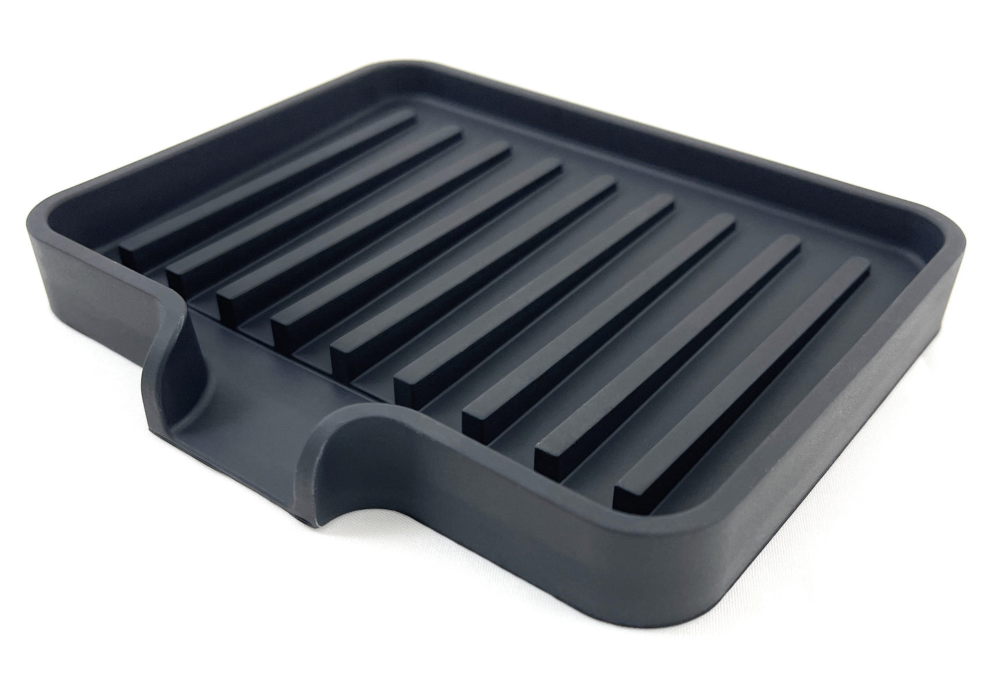 Soap Dish w Drain Chute (2)