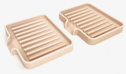 Soap Dish w Drain Chute (2)