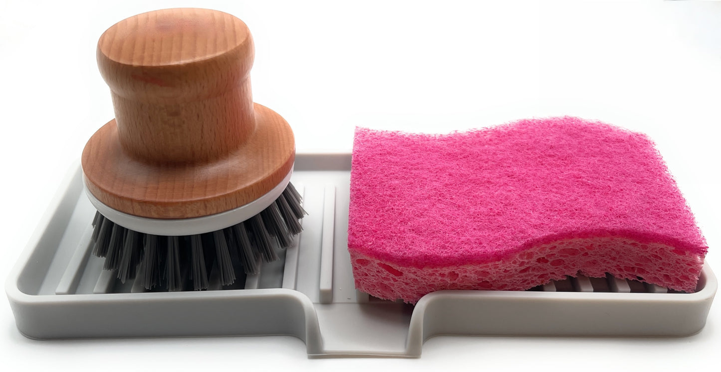 Self-Draining Sink Organizer Tray