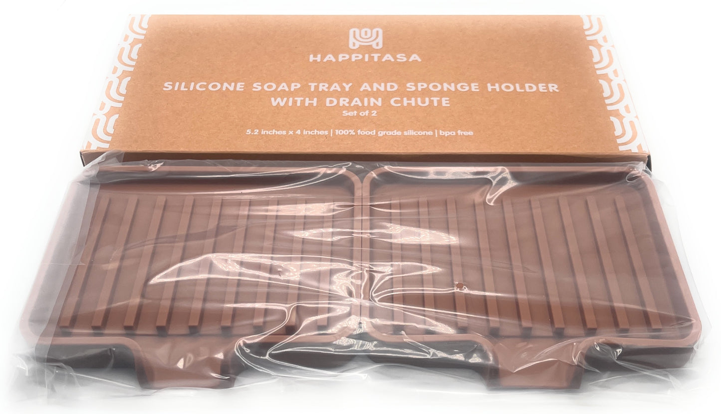 Soap Dish w Drain Chute (2)