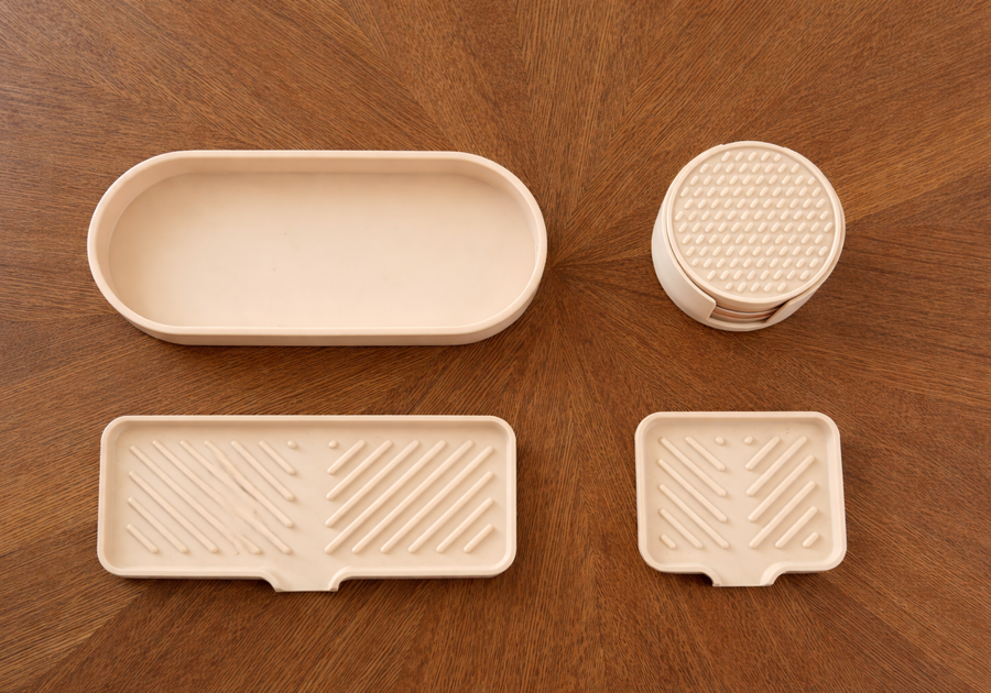 Self-Draining Silicone Sink Organizer Tray