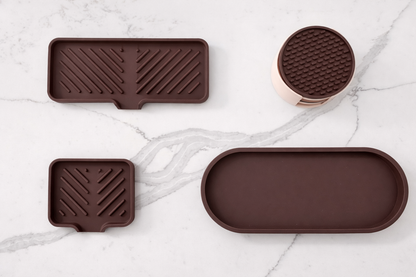 Self-Draining Sink Organizer Tray