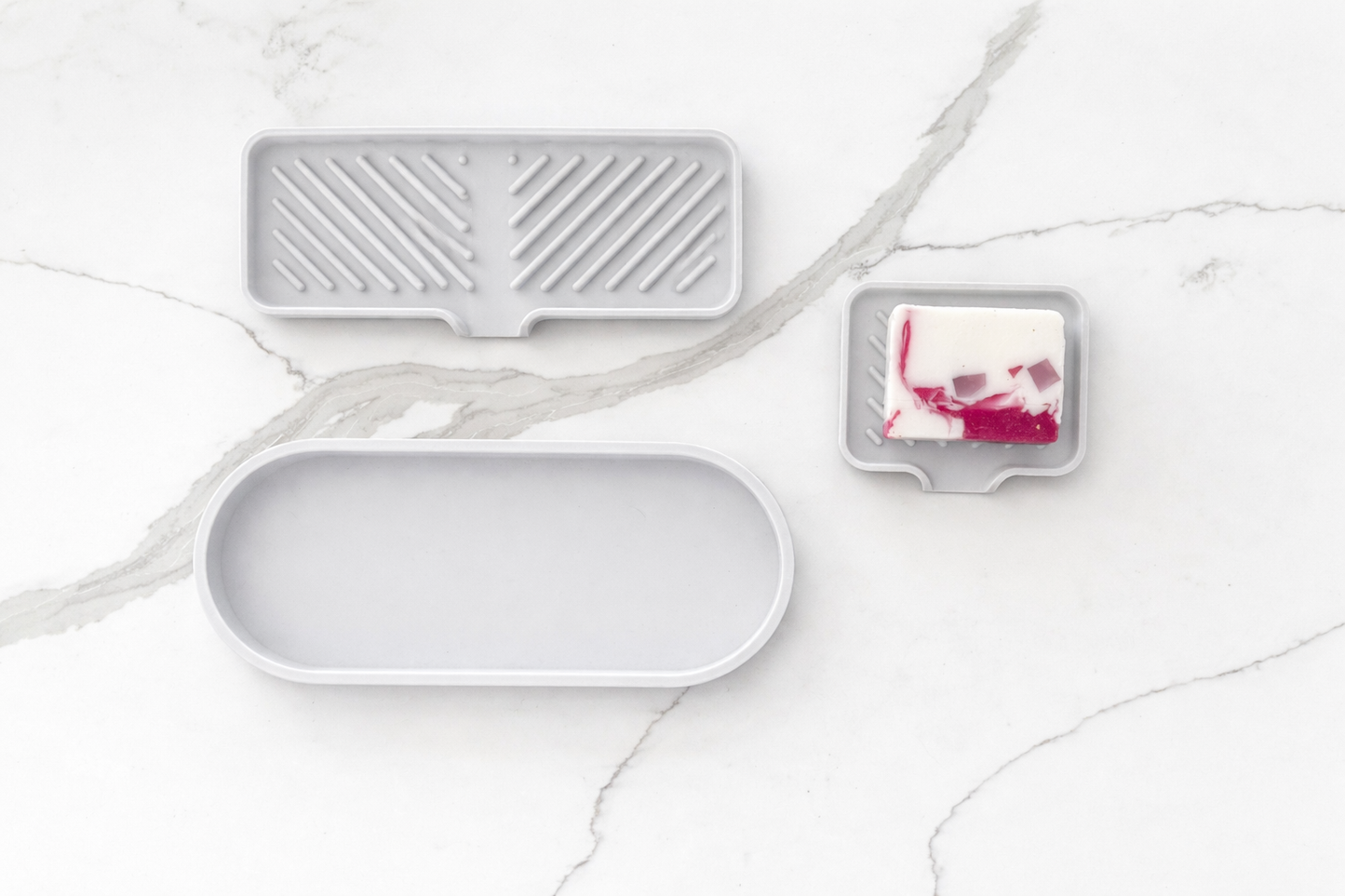 Self-Draining Sink Organizer Tray