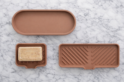 Self-Draining Sink Organizer Tray