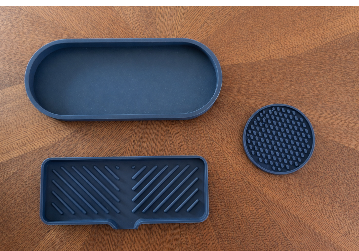 Self-Draining Sink Organizer Tray
