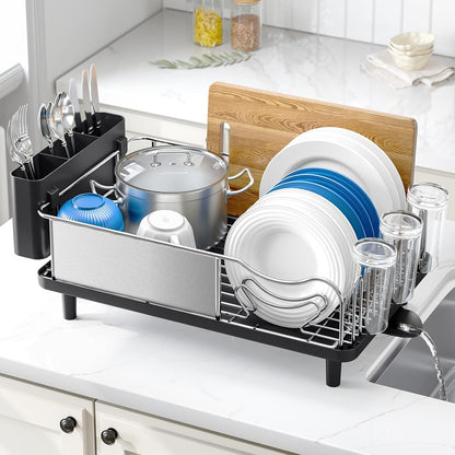 Self-Draining Dish Drying Rack