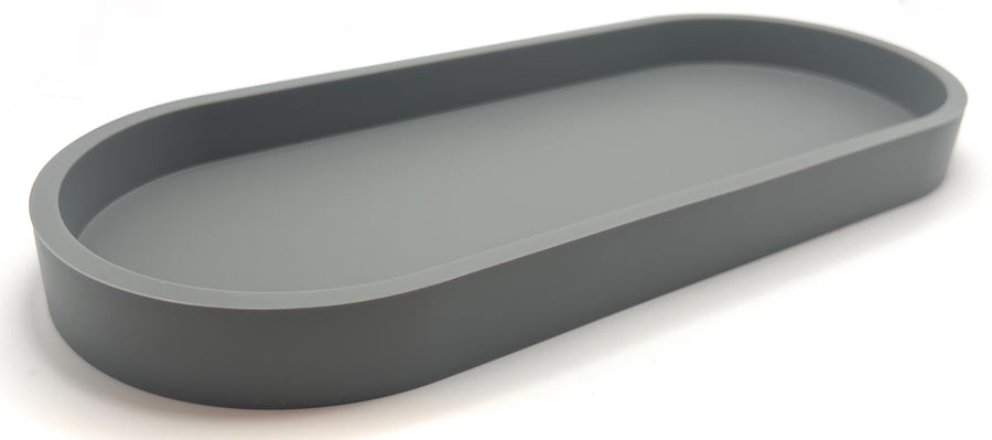 Matte Silicone Vanity Organizer Tray