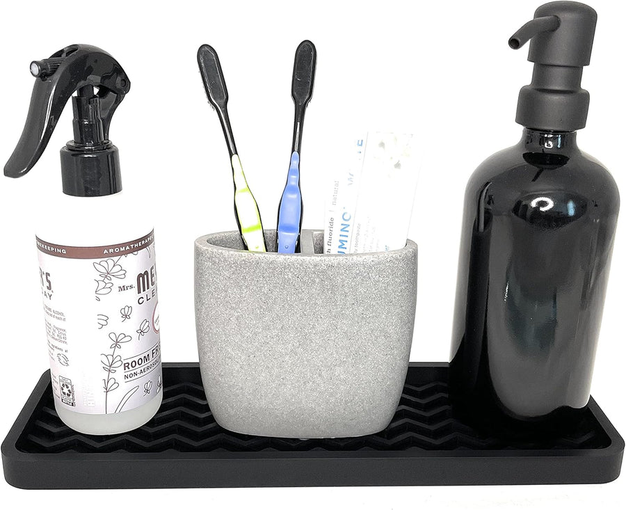 Silicone Sink Organizer Tray - Zig Zag