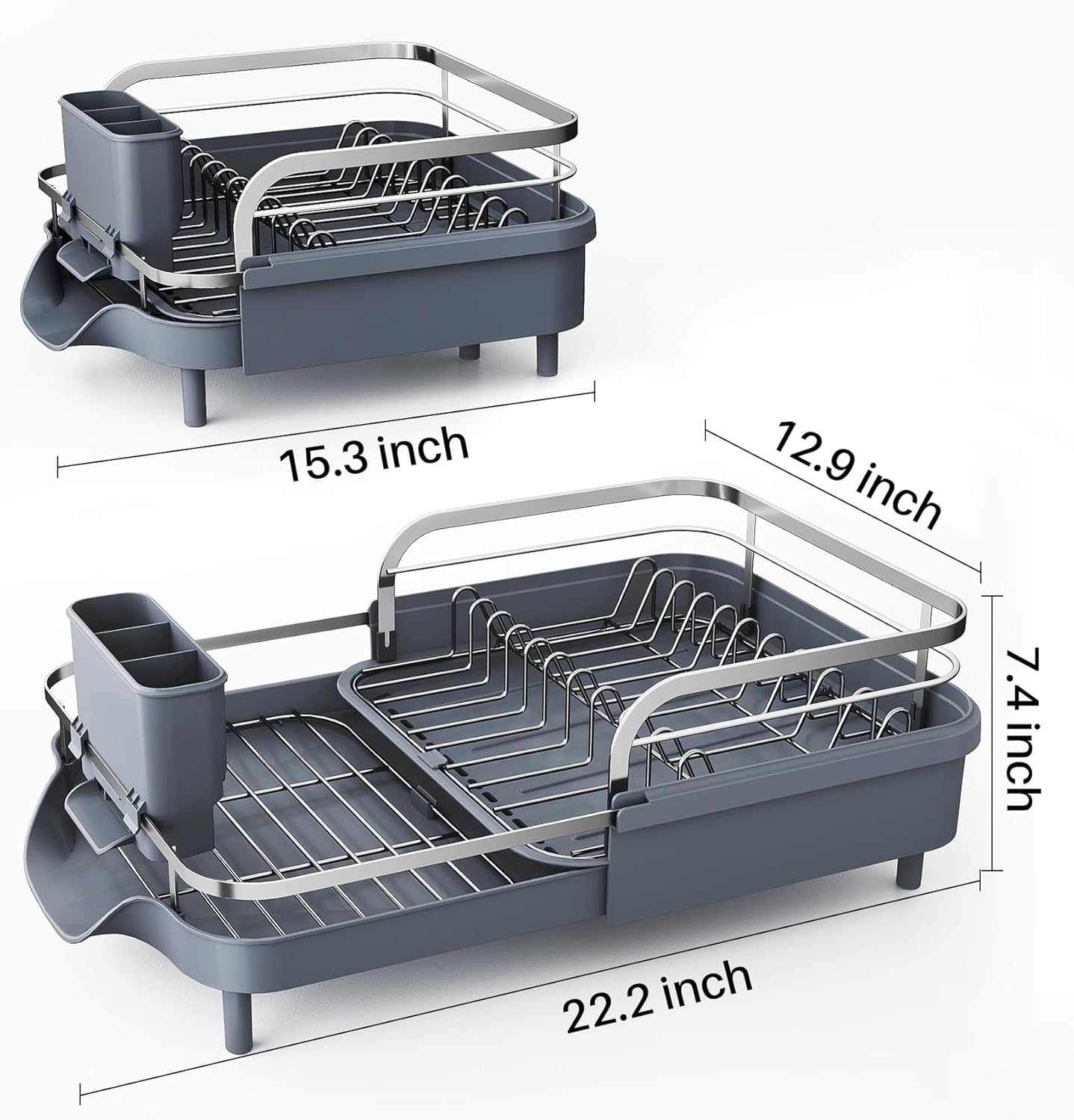 Expandable Self-Draining Drying Rack