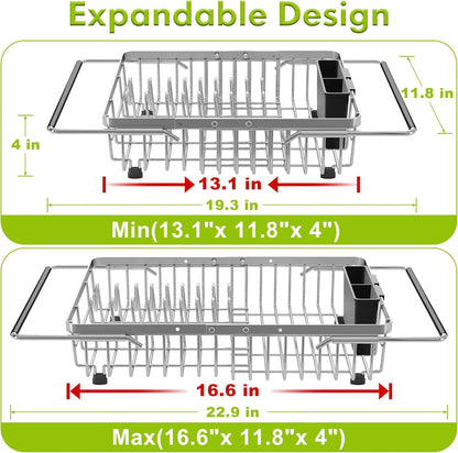 Over-Sink Expandable Drying Rack