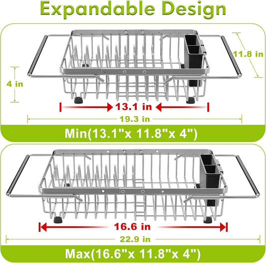Over-Sink Expandable Drying Rack