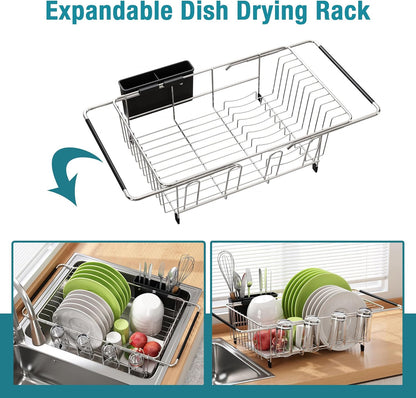 Over-Sink Expandable Drying Rack