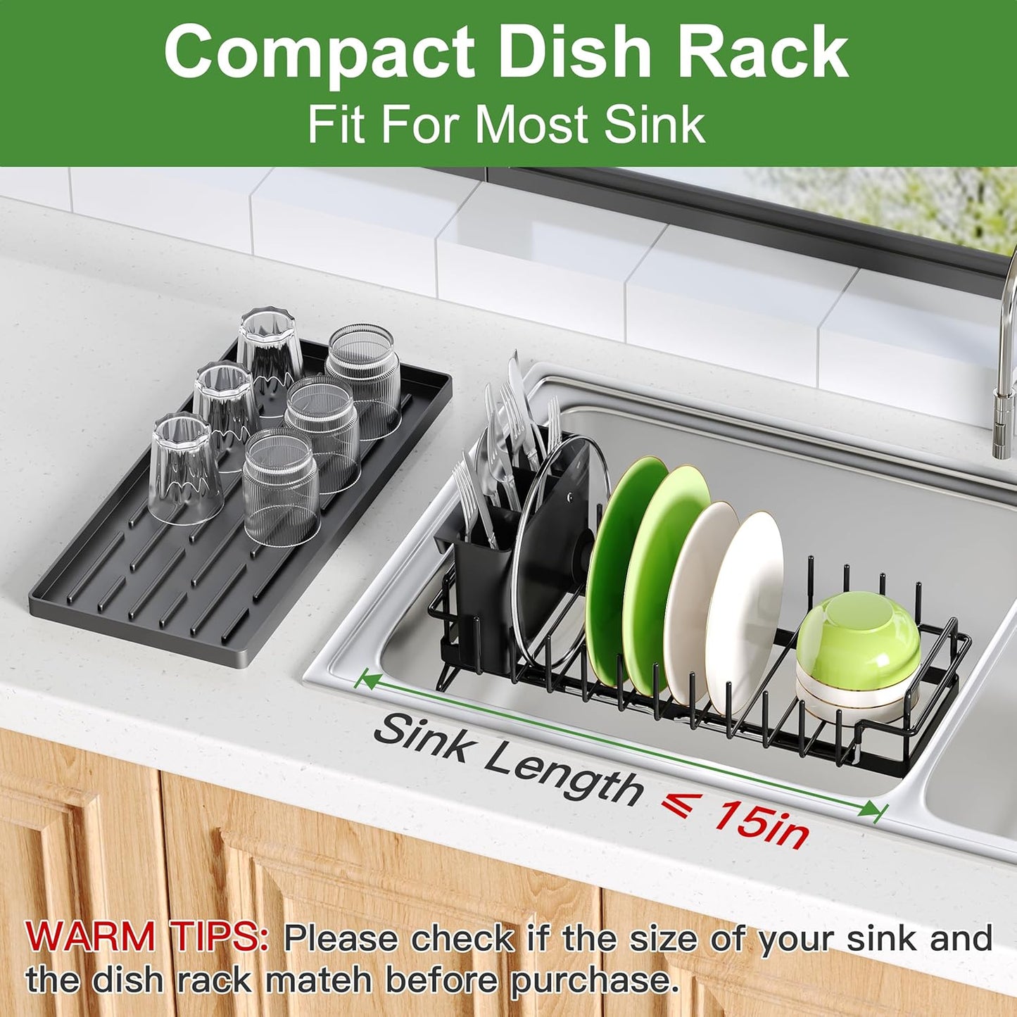 Mini Over-Sink Dish Rack