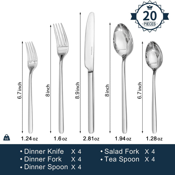 Everyday Shine Flatware Set