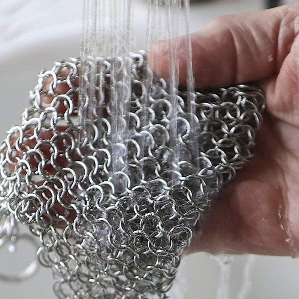 Chainmail Cast Iron Scrubber