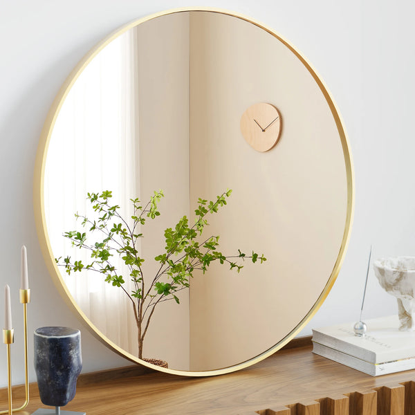 Large Round Wall Mirror