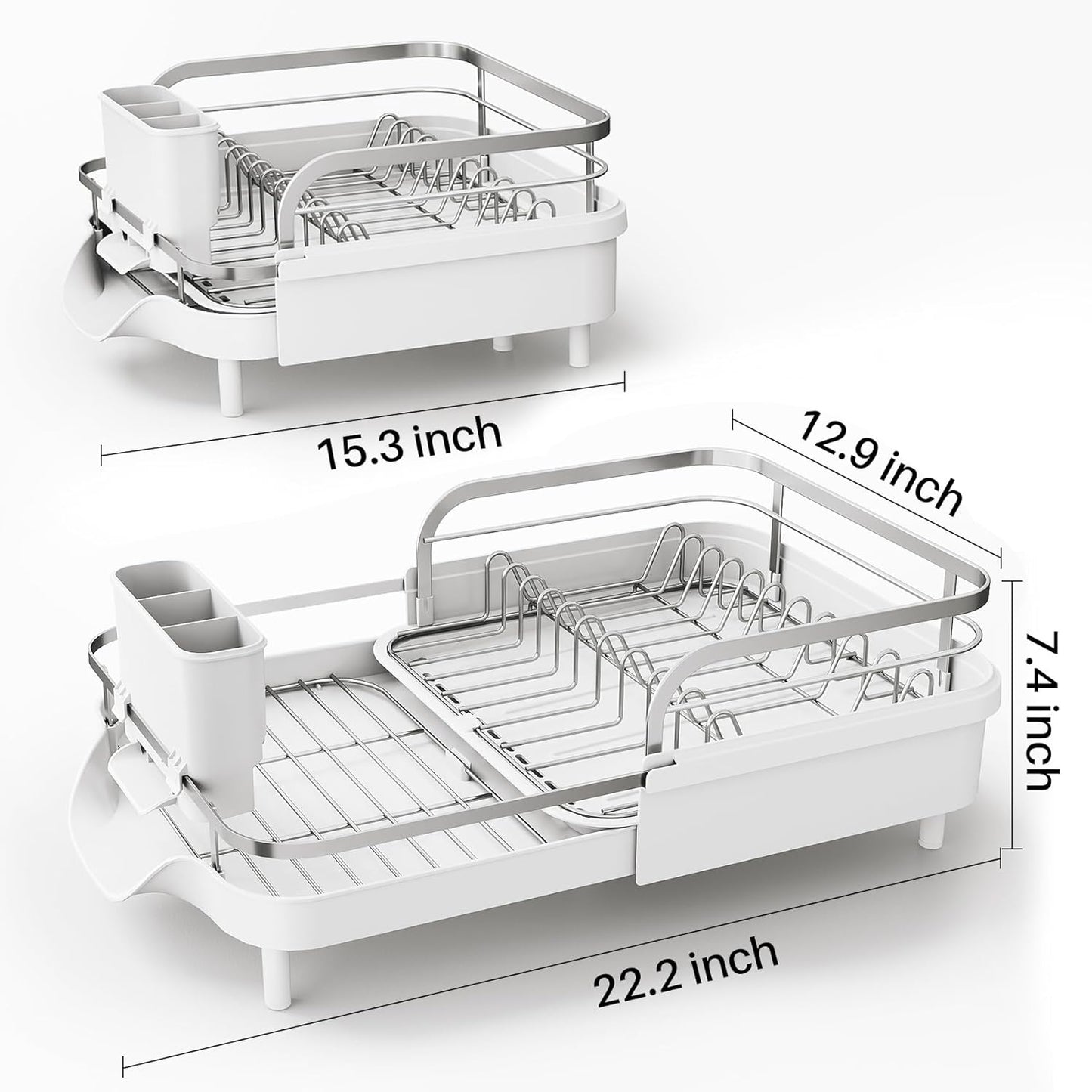 Expandable Self-Draining Drying Rack