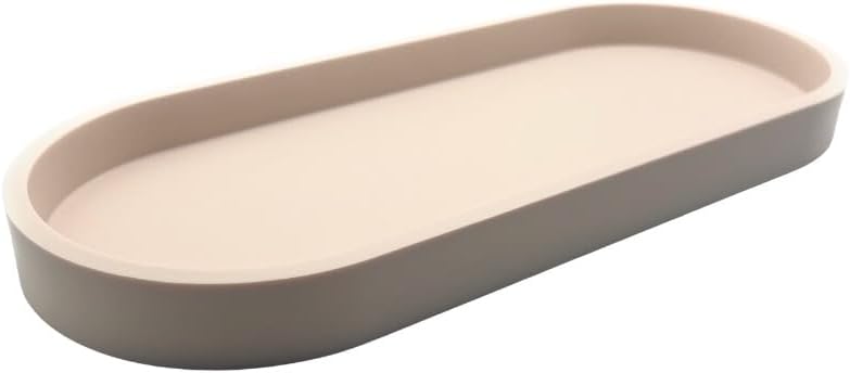 Matte Silicone Vanity Organizer Tray