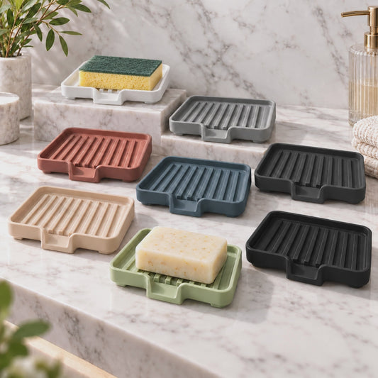 Self-Draining Soap Dish 2-Pack
