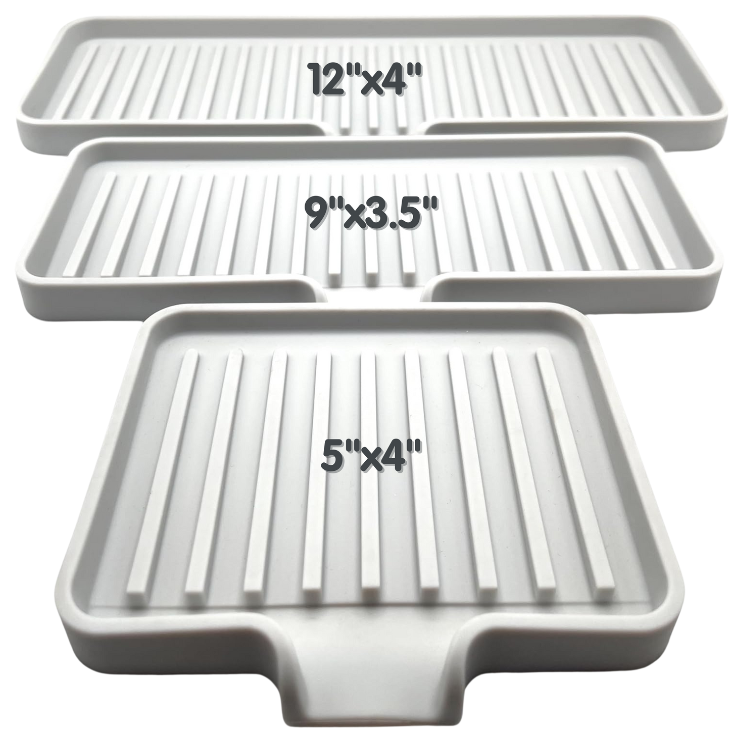 Self-Draining Sink Organizer Tray