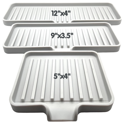 Self-Draining Sink Organizer Tray